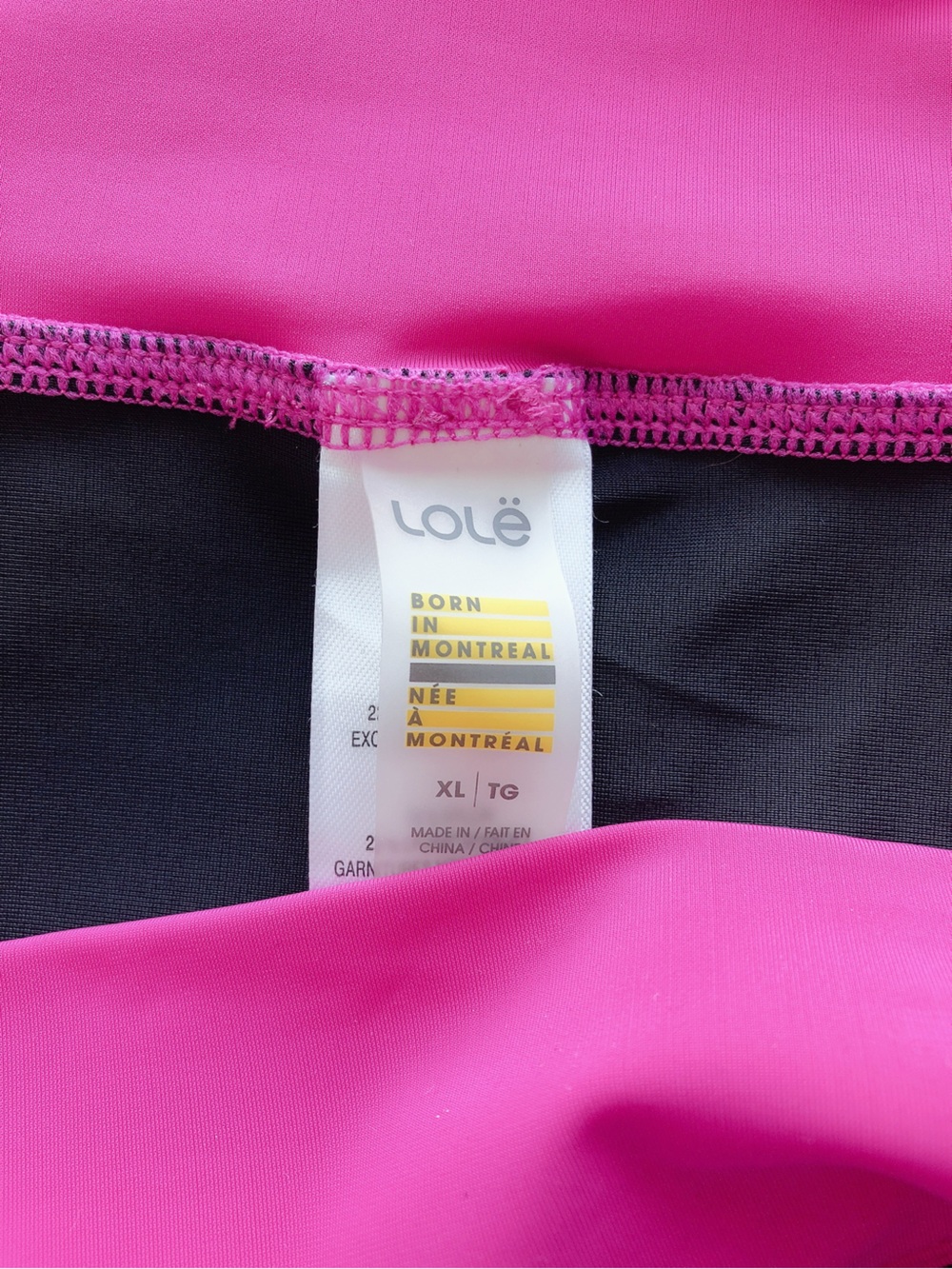 Lole Black Skirt with Pink Waistband Women's Active Skirt swimsuit coverup - Picture 11 of 12
